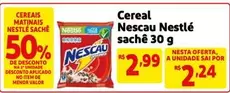 Oferta de Nestlé - Cereal Nescau Sache por R$2,99 em Mercado Extra