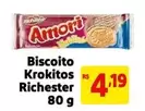 Oferta de Richester - Biscoito Krokitos por R$4,19 em Mercado Extra