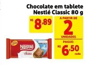 Oferta de Nestlé - Chocolate Em Tablete Classic por R$8,89 em Extra