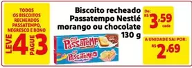 Oferta de Nestlé - Biscoito Recheado De Passatempo Morango Ou Chocolate por R$3,59 em Extra