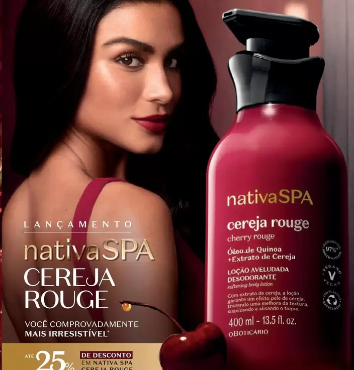 Oferta de Nativa - Nativa Spa Rouge em O Boticário