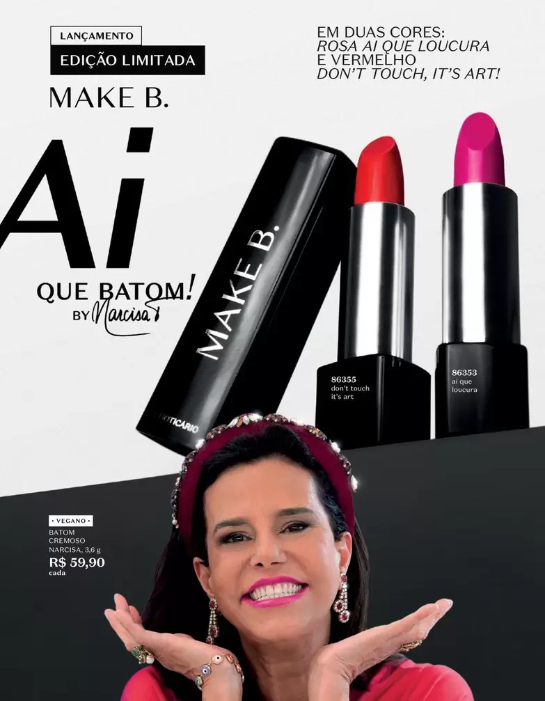 Oferta de Rosa - Make B em O Boticário