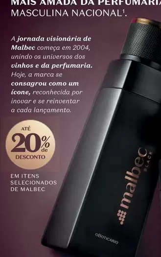 Oferta de Nacional - Mais Amada Da Perfumaria Masculina Nacional em O Boticário