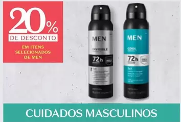 Oferta de De   - Cuidados Masculin em O Boticário