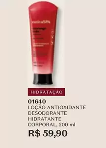 Oferta de O boticario - Loção Antioxidante Desodorante Hidratante Corporal por R$59,9 em O Boticário