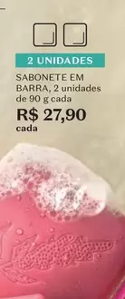 Oferta de De   - Sabonete Em Barra por R$27,9 em O Boticário