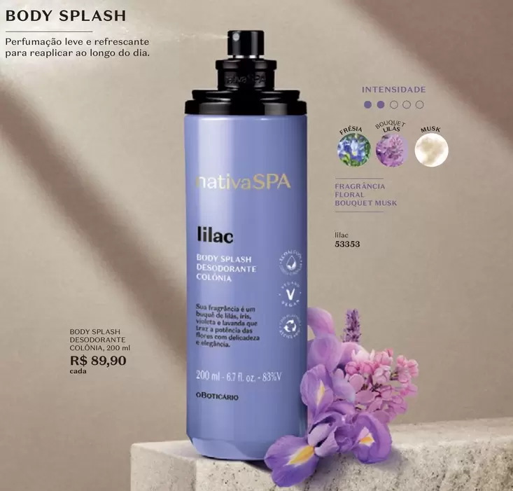 Oferta de Leve - Body Splash por R$89,9 em O Boticário