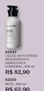 Oferta de Loção hidratante - Anti-stress Desodorante Hidratante Corporal por R$82,9 em O Boticário