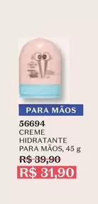 Oferta de Cuide-se Bem - Creme Hidratante Para Maos por R$31,9 em O Boticário