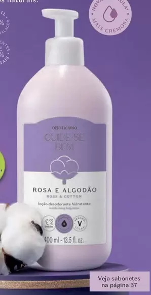 Oferta de Rosa -  E Algodão em O Boticário