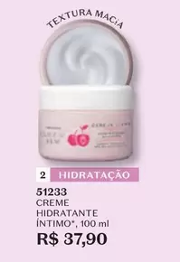 Oferta de O boticario - Creme Hidratante Intimo por R$37,9 em O Boticário