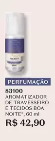 Oferta de Boa noite - Aromatizador De Travesseiro E Tecidos Boa Noite por R$42,9 em O Boticário