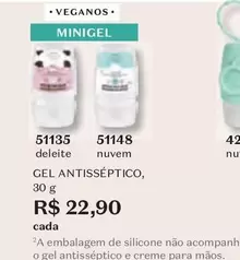 Oferta de Nut  - Gel Antisseptico por R$22,9 em O Boticário