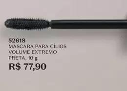 Oferta de O boticario - Máscara Para Cíllos Volume Extremo Preta por R$77,9 em O Boticário