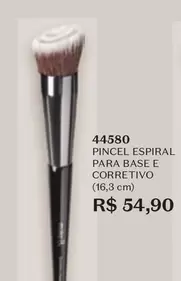 Oferta de Pincel Espiral Para Base E Corretivo por R$54,9 em O Boticário