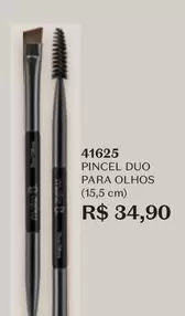 Oferta de Pincel Duo Para Olhos por R$34,9 em O Boticário