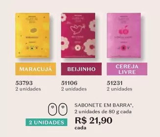 Oferta de De   - Sabonete Barra por R$21,9 em O Boticário