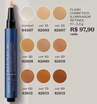 Oferta de O boticario - Flash Corretivo Iluminador Retinol por R$97,9 em O Boticário