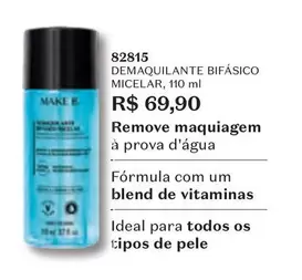 Oferta de Ideal - Demaquilante Bifasico por R$69,9 em O Boticário