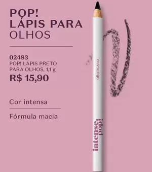 Oferta de Pop - ! Lápis Para Olhos por R$15,9 em O Boticário