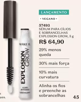 Oferta de O boticario - Serum Para Cilios E Sobrancelhas Explosion Grow por R$64,9 em O Boticário