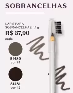 Oferta de Lápis Para Sobrancelhas por R$37,9 em O Boticário