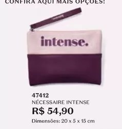 Oferta de Mais - Nécessaire Intense por R$54,9 em O Boticário