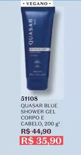 Oferta de Quasar - Blue Shower Gel Corpo E Cabelo por R$35,9 em O Boticário