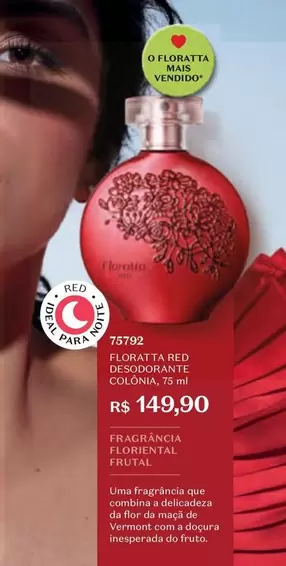 Oferta de O boticario - Red Escoba FlRotta Ventaica por R$149,9 em O Boticário