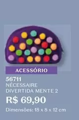 Oferta de Acessorio 56711 Necessaire Diversitá por R$69,9 em O Boticário