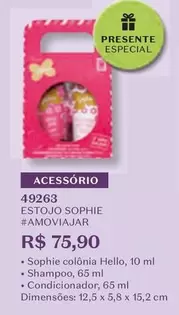 Oferta de Colônia - Sophie por R$75,9 em O Boticário