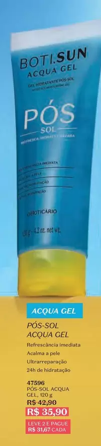 Oferta de Acqua -  Gel em O Boticário