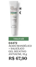 Oferta de O boticario - Acido Mandelico + Salicilico Gel Secativo Antiacne por R$67,9 em O Boticário