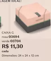 Oferta de Ideal - Caixa G Rosa por R$11,3 em O Boticário