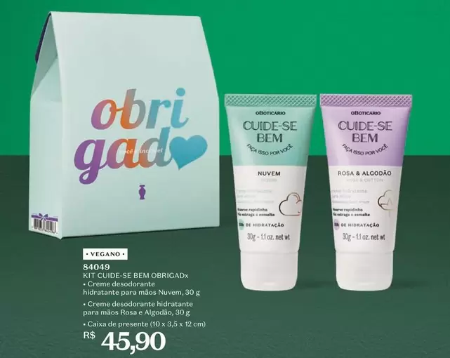 Oferta de Cuide-se Bem - Obri Gadi Semi Olive Oleotica por R$45,9 em O Boticário