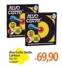 Oferta de Mega - Alvo Certo Dardo por R$69,9 em Atacadão