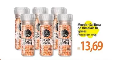 Oferta de Rosa - Moedor Sal  Do Himalaya por R$13,69 em Atacadão