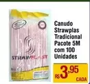 Oferta de Tradicional - Canudo Strawplas Tradicional por R$3,95 em Max Atacadista