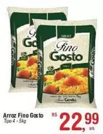 Oferta de Fino Gosto - Arroz por R$22,99 em Fort Atacadista