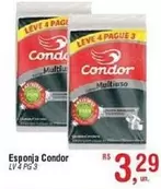 Oferta de Condor - Esponja por R$3,29 em Fort Atacadista