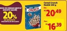 Oferta de Nestlé - Cereal Crunch por R$16,39 em Mini Extra