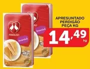 Oferta de Perdigão - Apresuntado por R$14,49 em Roldão