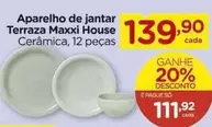 Oferta de De   - Aparelho De Jantar Terraza Maxxi House por R$139,9 em Carrefour