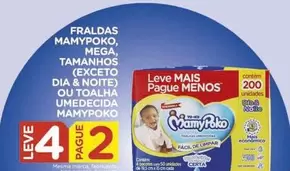 Oferta de MamyPoko - Fraldas em Carrefour