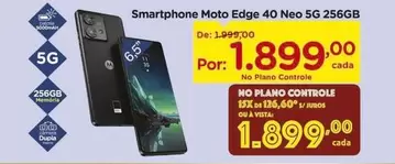 Oferta de Camera - Smartphone Edge 40 Neo 5G 256GB por R$1899 em Carrefour