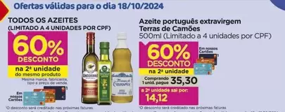 Oferta de Dia - Azúte Portaqués Extravirgem por R$35,3 em Carrefour