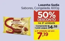 Oferta de Sadia - Lasanha por R$14,38 em Carrefour