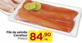 Oferta de Carrefour - Filé De Salmão por R$84,9 em Carrefour