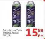 Oferta de Aurora - Suco De Uva Tinto Integral por R$15,89 em Tenda Atacado