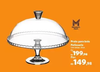 Oferta de Patisserie - Prato Para Bolo por R$199,98 em Sam's Club